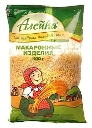 Мак.изделия АЛЕЙКА Лапша короткая м/у 400г
