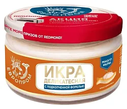 Икра ЕВРОПРОМ Деликатесная с подкопченной форелью ст/б 180г