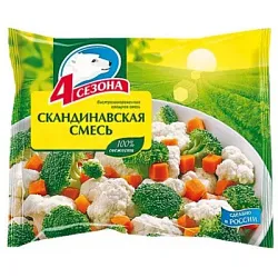 Смесь овощная 4 СЕЗОНА Скандинавская с/м 400г