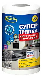 Тряпка СЕЛЕСТА Супер рулон 100шт