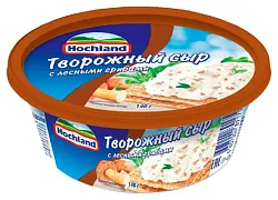 Сыр творожный ХОХЛАНД с лесными грибами бзмж 60% 140г