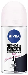 Дезодорант НИВЕЯ Невидимая защита клио для черного и белого женский ролик 50мл