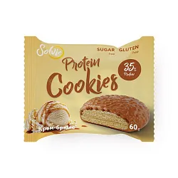 Печенье СОЛВИ Протеин Куки крем-брюле 60г