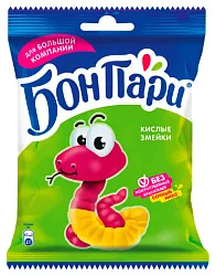 Жевательный мармелад БОН ПАРИ Змейки 120г