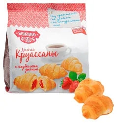 Круассан-мини ЯШКИНО с клубничным джемом 180г