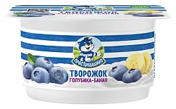 Творожок ПРОСТОКВАШИНО голубика банан бзмж 3.6% 110г