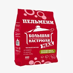 Пельмени БОЛЬШАЯ КАСТРЮЛЯ Классические Макс 800г