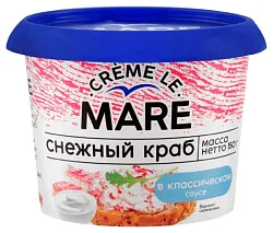 Крабовое мясо МАРЕ Снежный краб в классическом соусе 150г