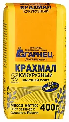 Крахмал ГАРНЕЦ кукурузный м/у 400г