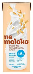 Напиток овсяный НЕМОЛОКО классический лайт 1.5% 200мл