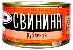 Свинина РУЗКОМ рубленая ж/б 325г