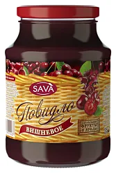 Повидло САВА вишня ст/б 610г