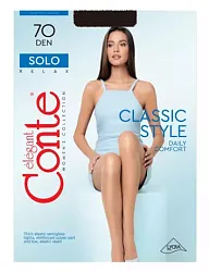 Колготки КОНТЕ Соло 70ден неро 3