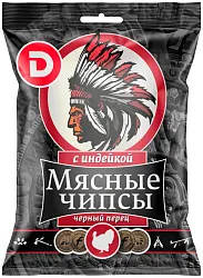 Мясные чипсы ДЫМОВ из мяса птицы с индейкой 25г