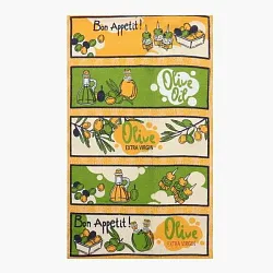 Полотенце вафельное Оливки 35*60 арт.531109