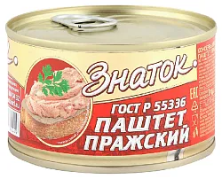 Паштет ЗНАТОК Пражский ГОСТ ж/б 230г