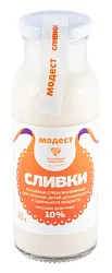 Сливки МОДЕСТ стерилизованные бзмж 10% ст/б 200мл