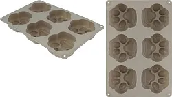 Форма силиконовая Лапки для выпечки печенья 20*13см арт.G416