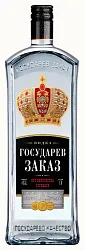 Водка ГОСУДАРЕВ ЗАКАЗ 40% 1л