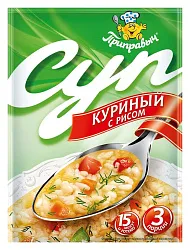 Суп ПРИПРАВЫЧ куриный с рисом м/у 60г