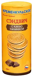 Печенье КРЕМЕНКУЛЬСКОЕ Сказ от Марии какао начинка 250г