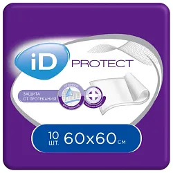 Пеленки АЙ ДИ ПРОТЕКТ впитывающие 60*60 10шт
