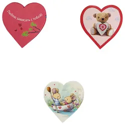 Открытка АРТ И ДИЗАЙН Сердечко категория Д