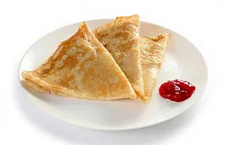 Блинчики с джемом 3шт