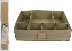 Органайзер НАТАМ для хранения вещей 44*34*11см 7 отделений бежевый арт.EIS-8