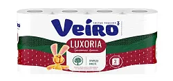 Бумага туалетная ВЕЙРО Люксория белая 3сл 8рул