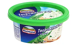 Сыр творожный ХОХЛАНД с зеленью бзмж 60% 140г