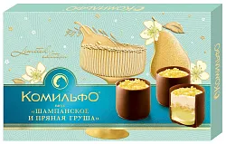 Набор конфет КОМИЛЬФО Шампанское и пряная груша 116г
