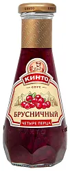 Соус КИНТО брусничный четыре перца ст/б 320г
