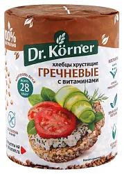 Хлебцы ДР.КЕРНЕР Гречневые с витаминами 100г