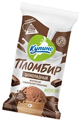 Мороженое КУПИНО Много молока пломбир шоколадный стакан бзмж 90г