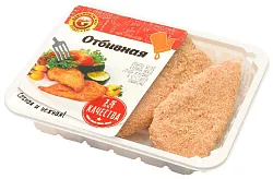Отбивная МЕЖЕНИНОВСКАЯ ПФ из мяса цыпленка охл 500г