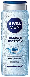 Гель для душа НИВЕЯ Заряд чистоты для мужчин 500мл