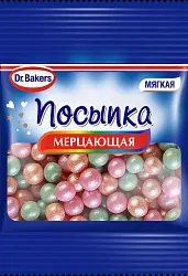 Посыпка кондитерская ДОКТОР БЕЙКЕРС Мерцающая м/у 10г