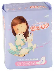 Прокладки ДЖУРИЯ Найт тайм 7шт