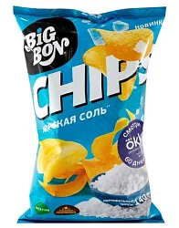 Чипсы БИГ БОН морская соль 140г
