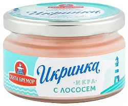 Икра мойвы САНТА БРЕМОР Икринка с копченым лососем 160г