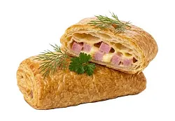 Слойка с ветчиной и сыром 100г