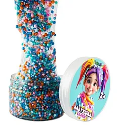 Слайм ВОВ с цветными шариками 150г