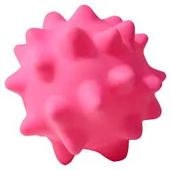 Игрушка для собак ТРИОЛ Мяч массажный с шипами из винила 65мм