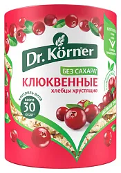 Хлебцы ДР.КЕРНЕР Злаковый коктейль Клюквенный 100г