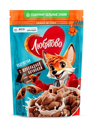 Подушечки ЛЮБЯТОВО с шоколадной начинкой 220г