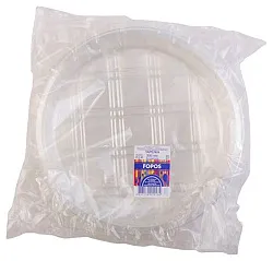 Тарелки ФОПОС бесцветные 205мм 20шт