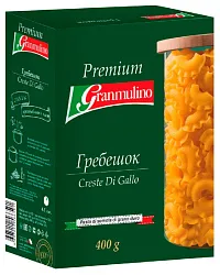 Мак.изделия ГРАНМУЛИНО Премиум Гребешок карт/уп 400г