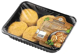 Бифштекс МЕЖЕНИНОВСКАЯ ПФ мясной рубленый охл 500г