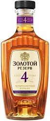 Коньяк ЗОЛОТОЙ РЕЗЕРВ 4 года 40% ст/б 0.5л